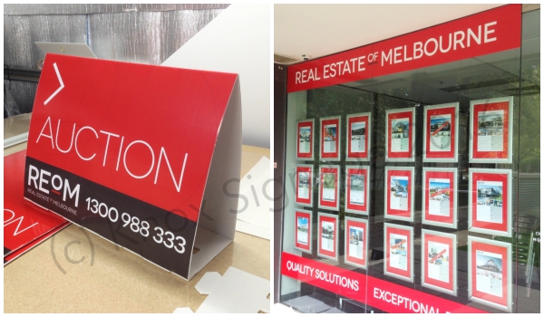 Real Estate Roster Sign & Window Signage