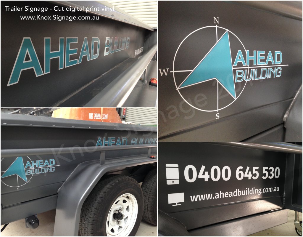 Trailer Signage - digital print graphic