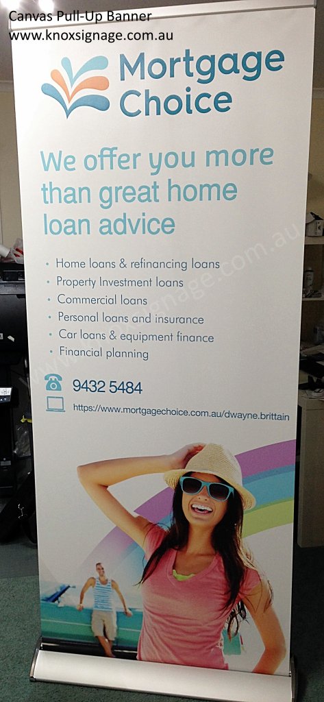 Canvas Pull-Up / Retractable Banner