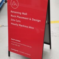 Knox Signage Steel A-Frame Cumayne